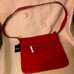 Red DKNY purse‎ new with tags originally $168  classic & pretty